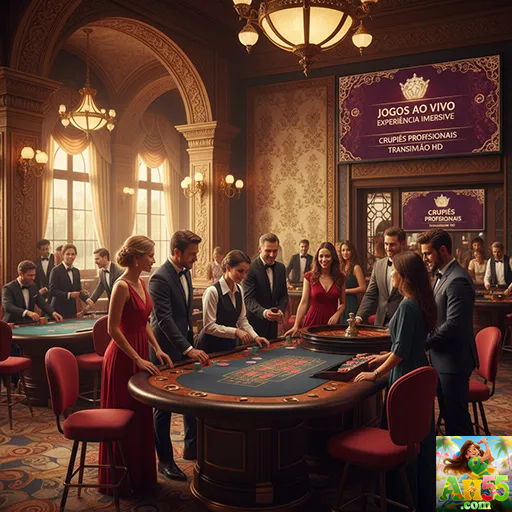 Ação e Emoção do Cassino ao Vivo no ah55.com